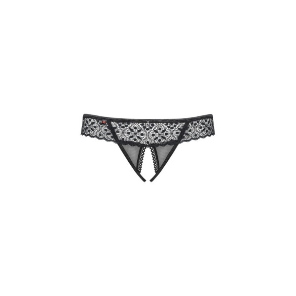 Shibu String ouvert - Noir